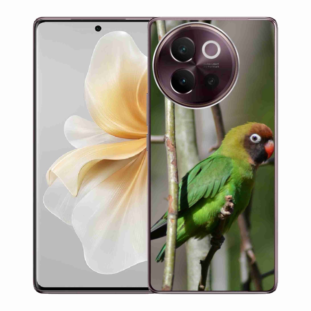 mmCase gélhuzat a Vivo V40 Lite 5G-hez – agapornis papagáj