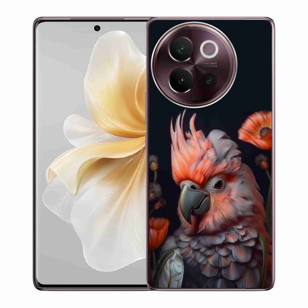 mmCase gél tok a Vivo V40 Lite 5G-hez – színes kakadu papagáj