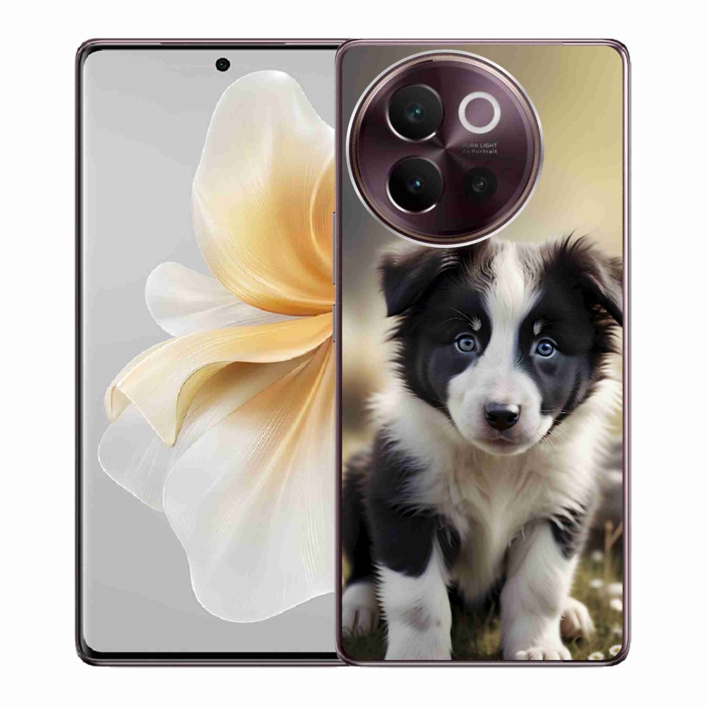 mmCase gél tok a Vivo V40 Lite 5G-hez – aranyos border collie