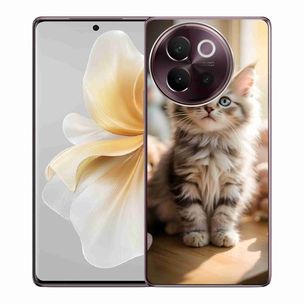 mmCase gél tok a Vivo V40 Lite 5G-hez – aranyos cica 10