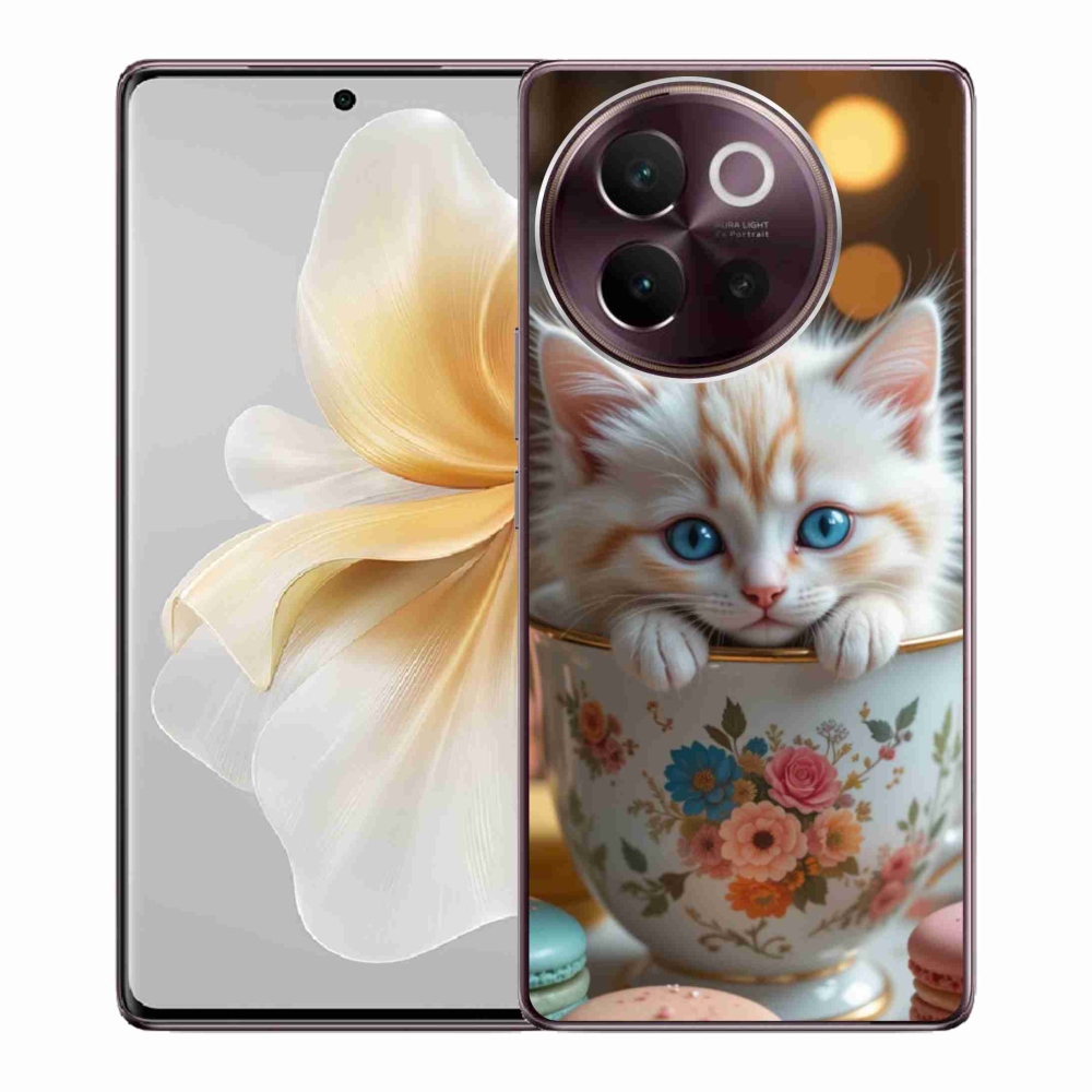 mmCase gél tok a Vivo V40 Lite 5G-hez – aranyos cica 6