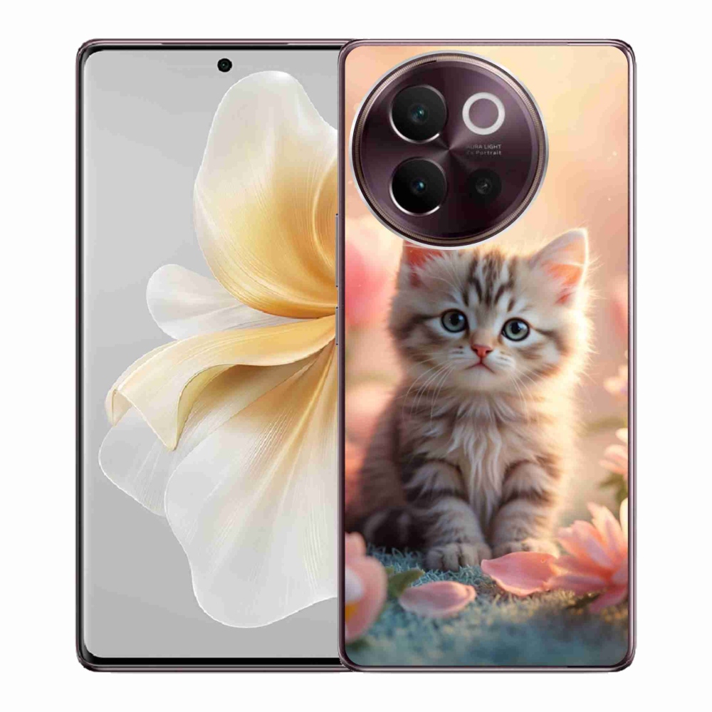 mmCase gél tok a Vivo V40 Lite 5G-hez – aranyos cica 8
