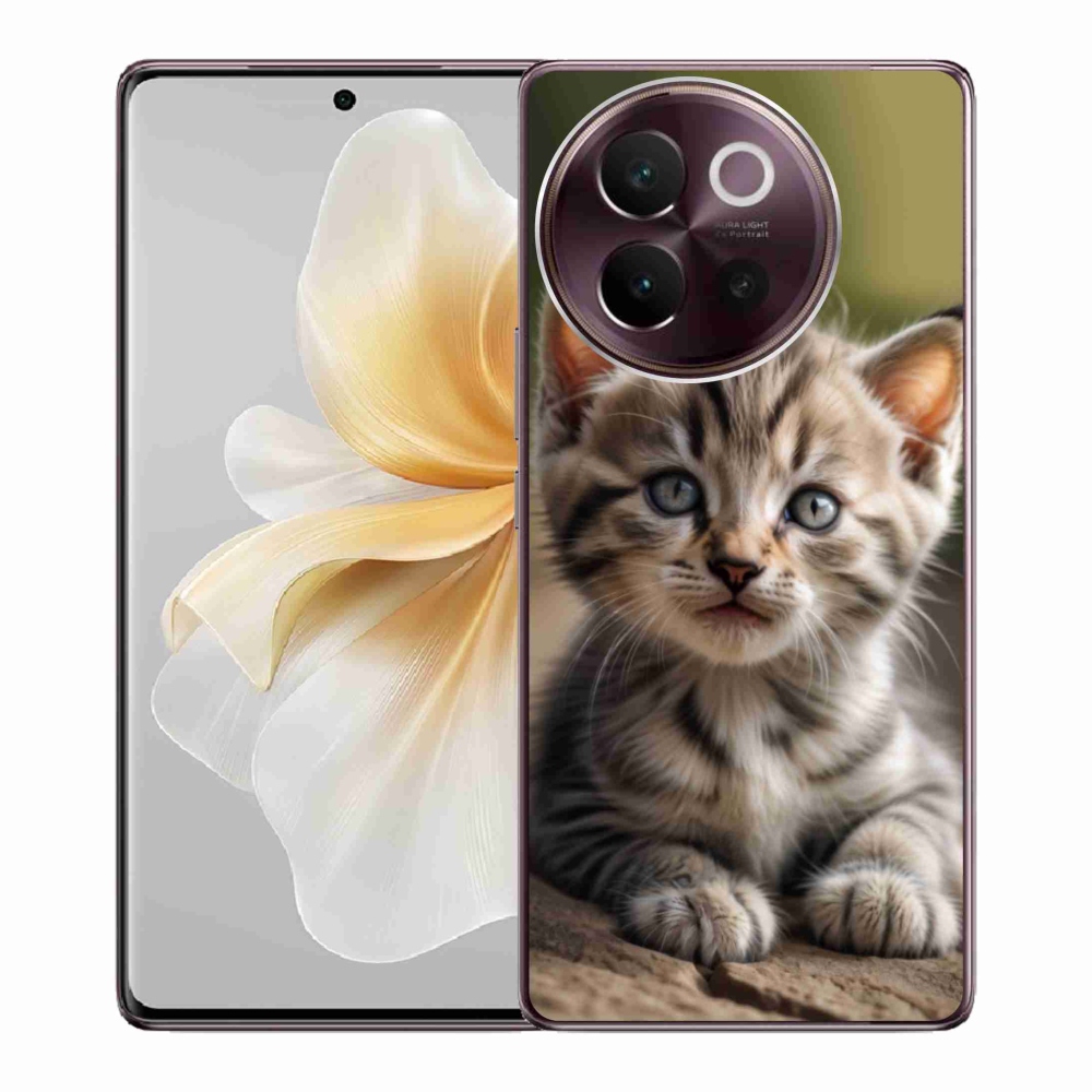 mmCase gél tok a Vivo V40 Lite 5G-hez – aranyos cica 9