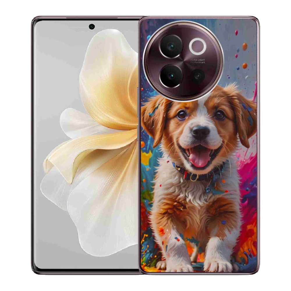 mmCase gél tok a Vivo V40 Lite 5G-hez – aranyos kiskutya 3