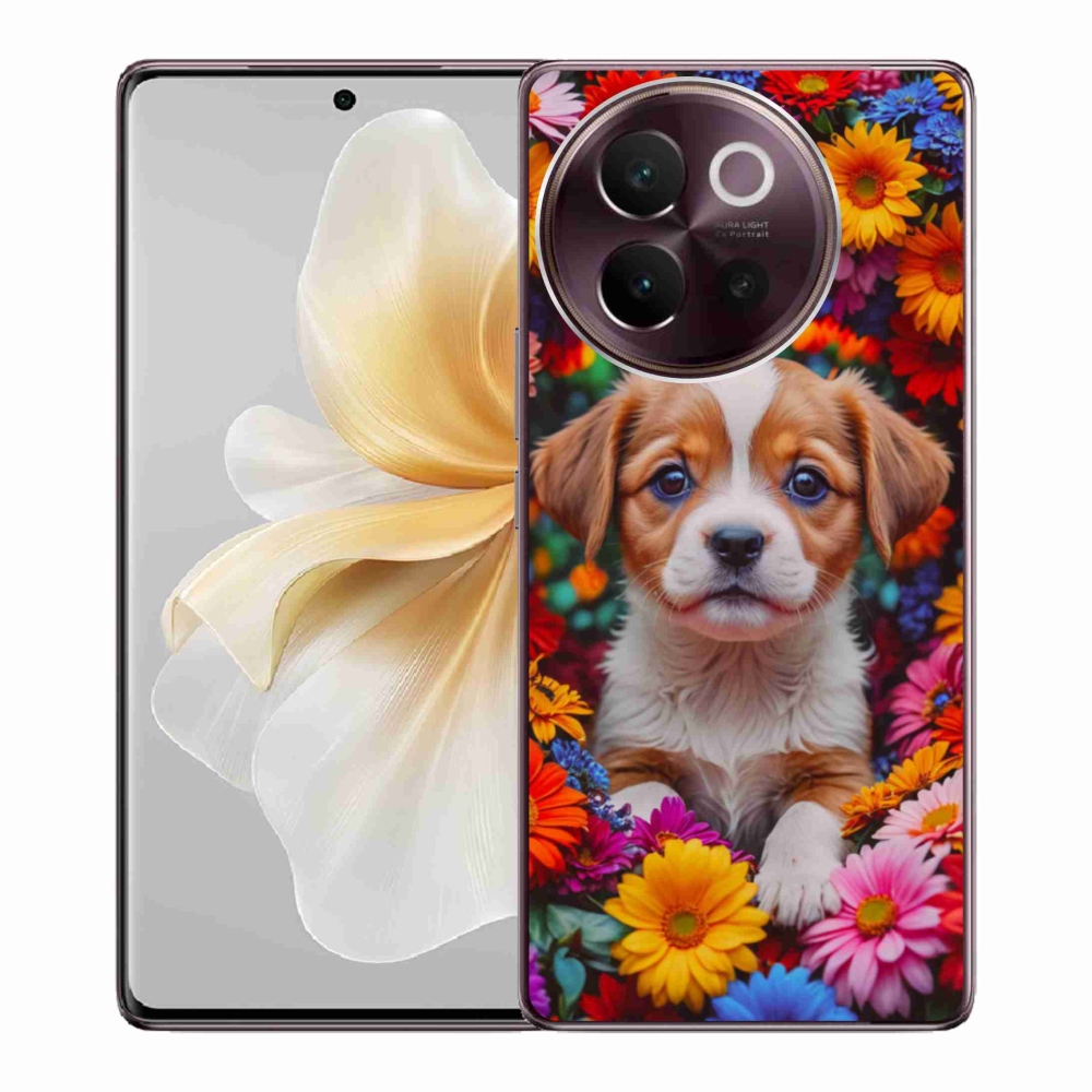mmCase gél tok a Vivo V40 Lite 5G-hez – aranyos kiskutya