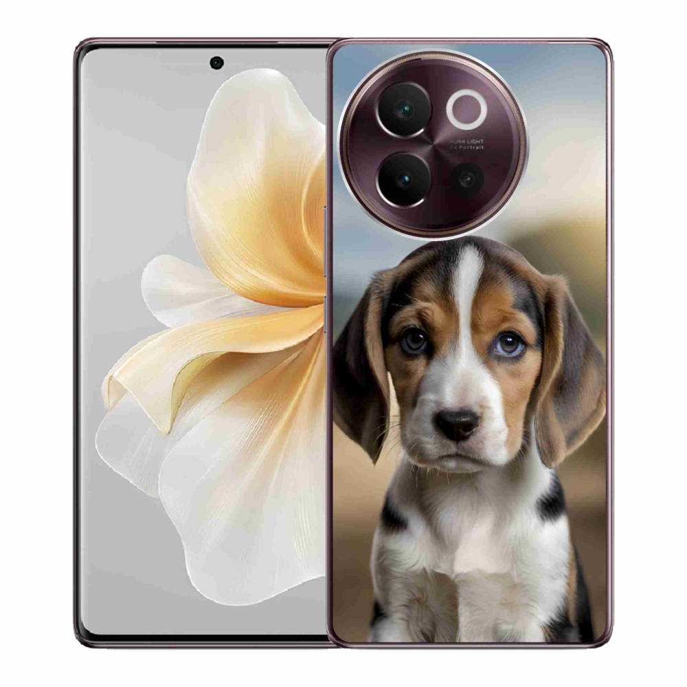 mmCase gél tok a Vivo V40 Lite 5G-hez – aranyos beagle