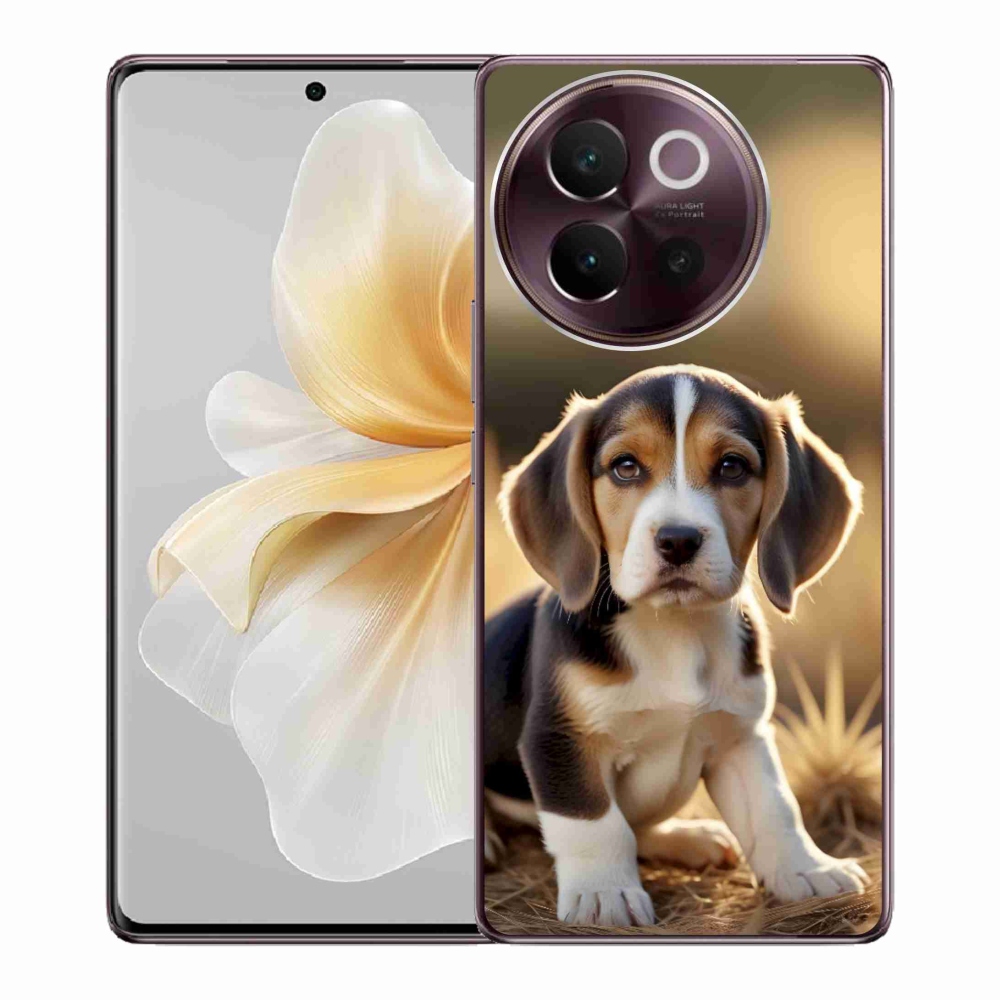 mmCase gél tok a Vivo V40 Lite 5G-hez – aranyos beagle