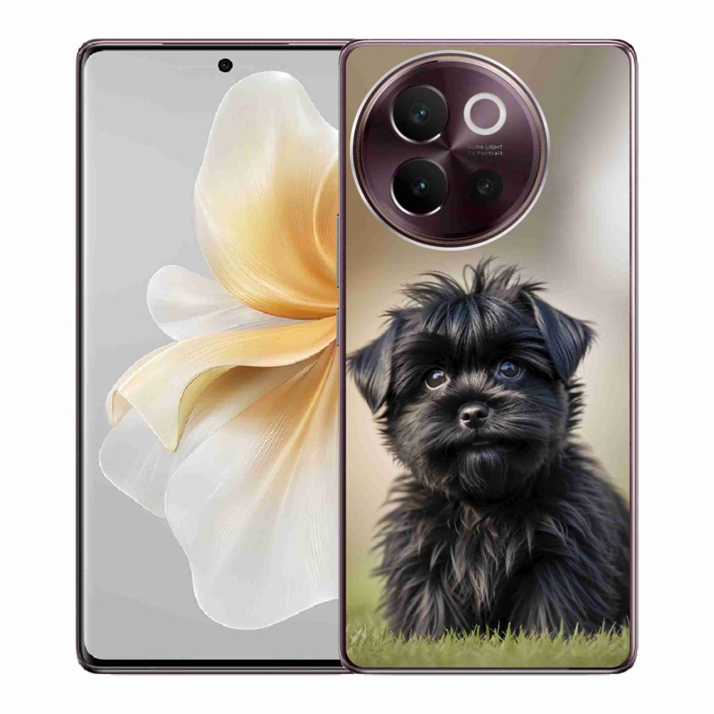 mmCase géltok a Vivo V40 Lite 5G-hez – aranyos fekete kutyus
