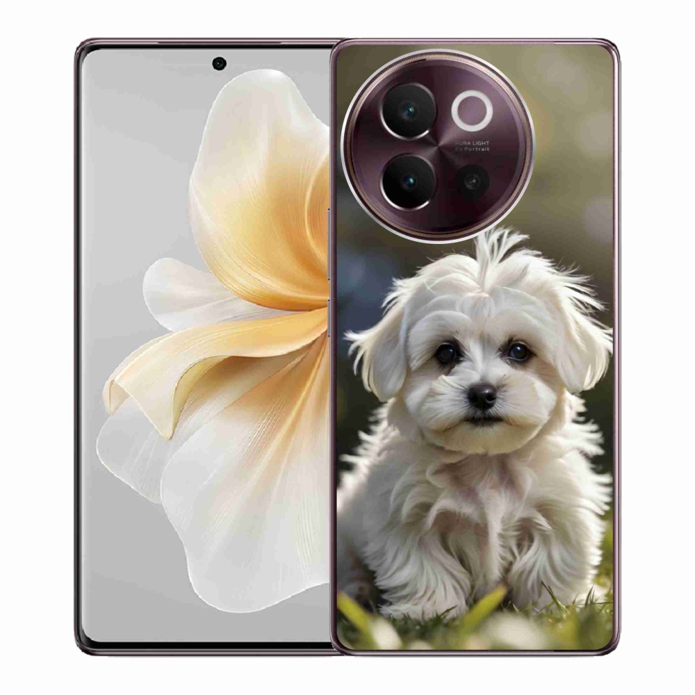 mmCase gél tok a Vivo V40 Lite 5G-hez – aranyos máltai kutyus