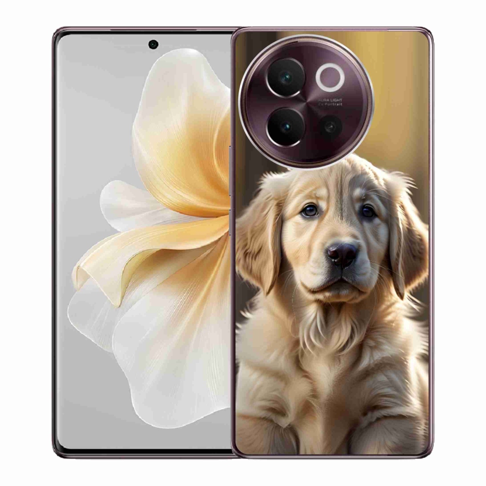 mmCase géltok a Vivo V40 Lite 5G-hez – aranyos arany retriever