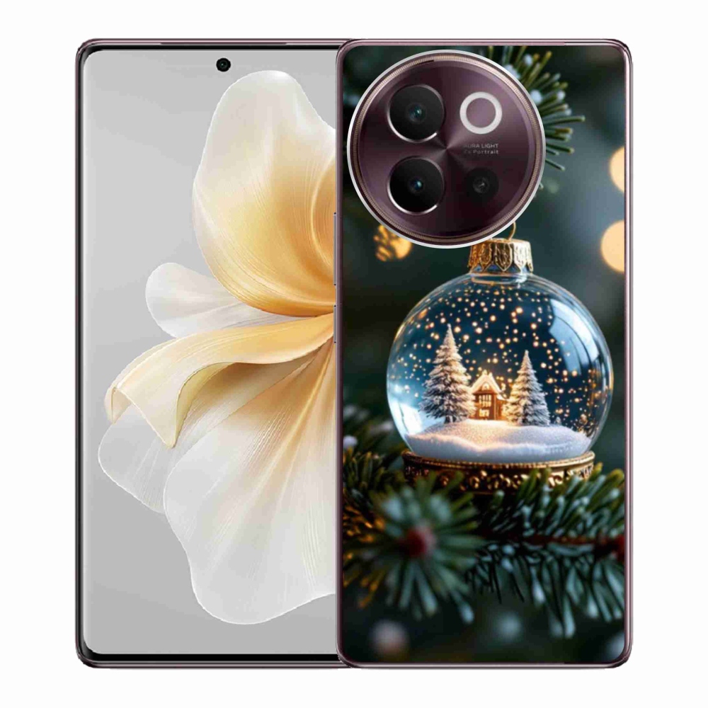 mmCase gél tok a Vivo V40 Lite 5G-hez – karácsonyi gömb 2