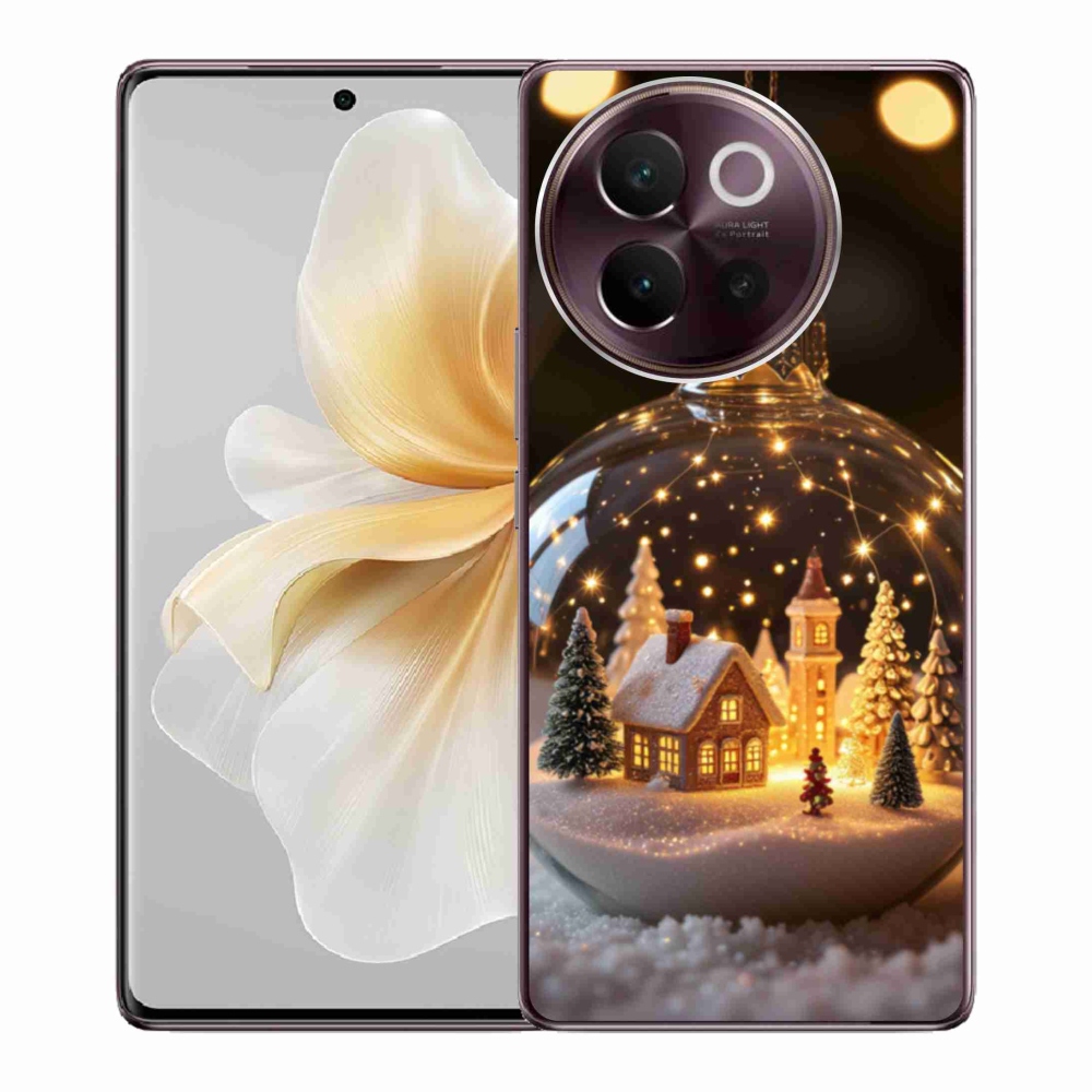 mmCase gél tok a Vivo V40 Lite 5G-hez – karácsonyi gömb 3