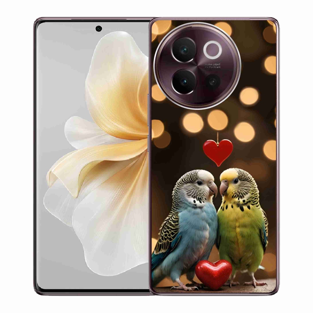 mmCase géltok a Vivo V40 Lite 5G-hez – szerelmes papagájok