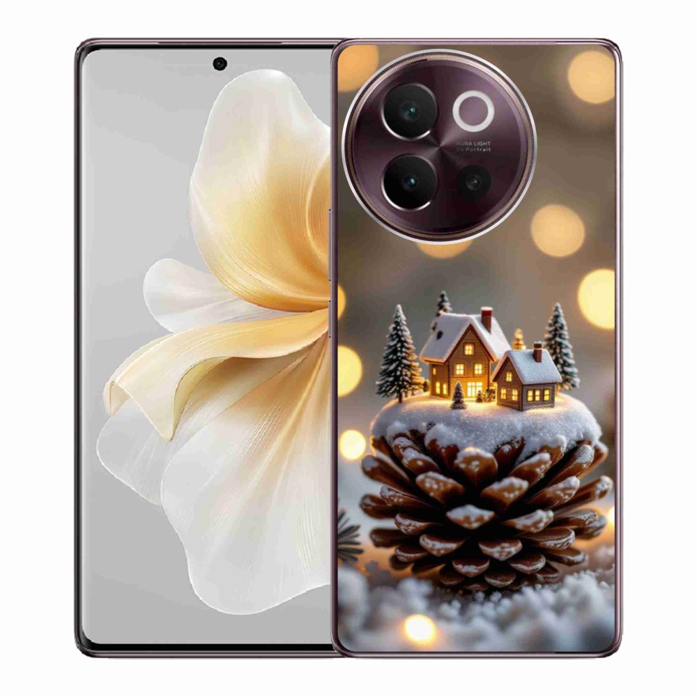 mmCase gélhuzat a Vivo V40 Lite 5G-hez – téli falu