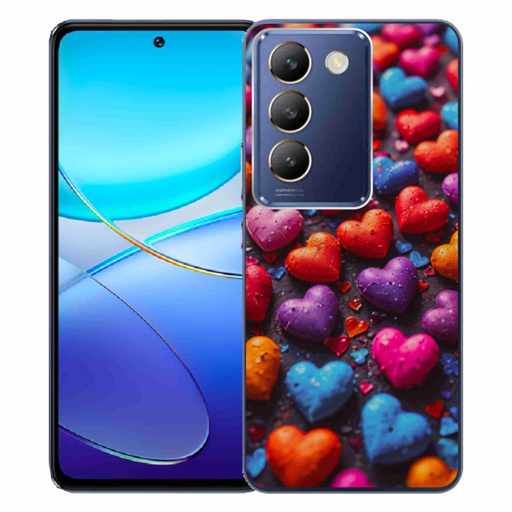 mmCase géltok a Vivo V40 SE/5G-hez – színes szívek