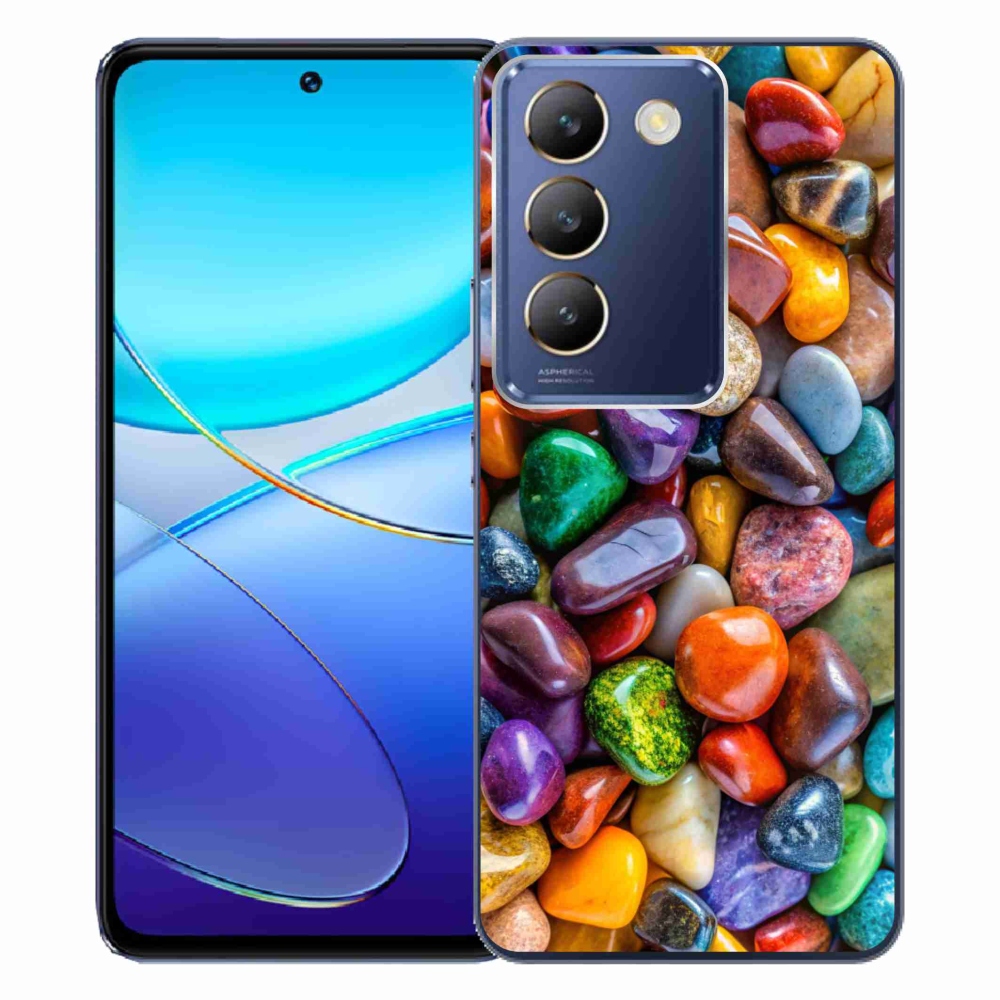 mmCase gél tok a Vivo V40 SE/5G-hez – színes strasszokkal