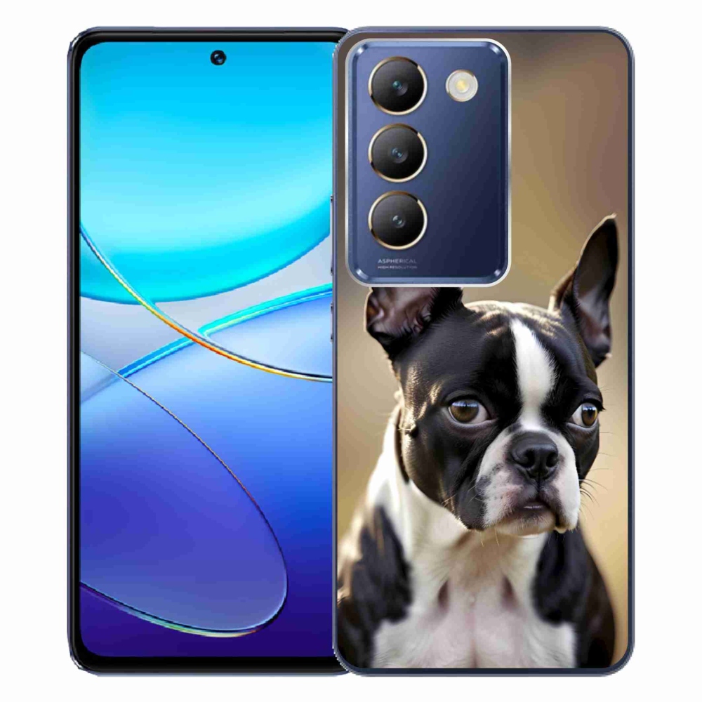 mmCase gél tok a Vivo V40 SE/5G-hez – bostoni terrier