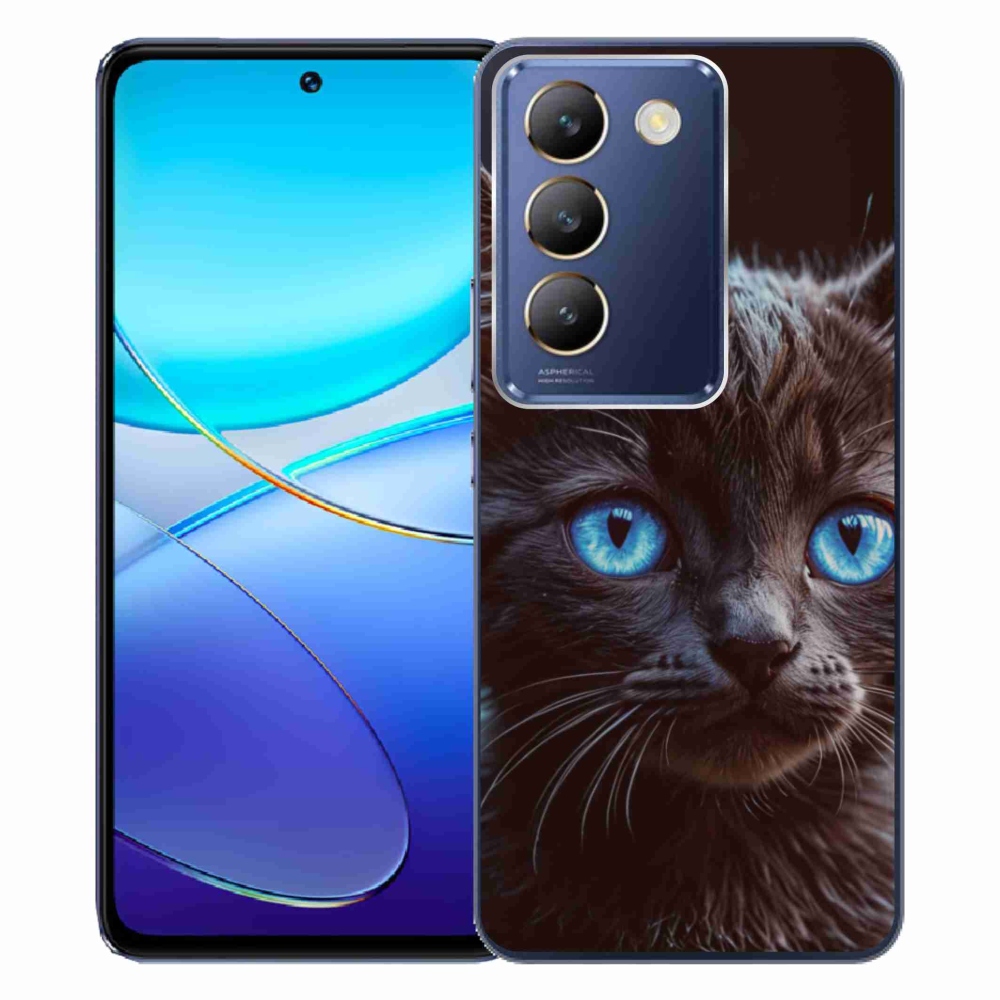 mmCase géltok a Vivo V40 SE/5G-hez – fekete cica 2