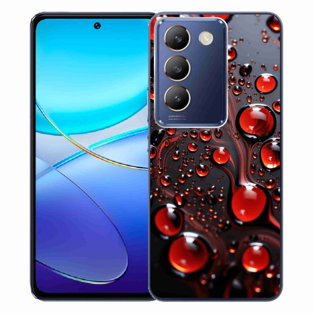 mmCase géltok a Vivo V40 SE/5G-hez – piros cseppek 2