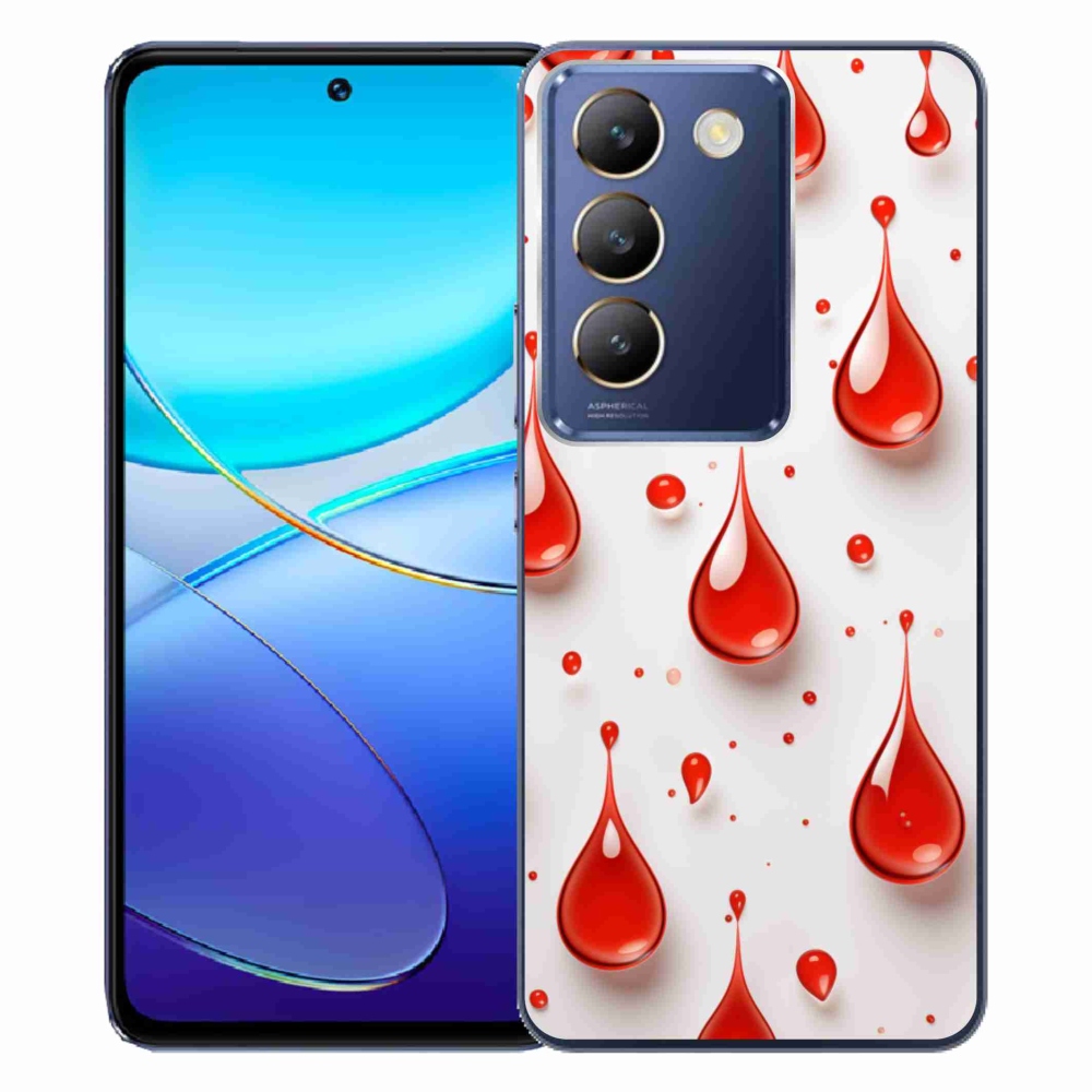 mmCase géltok a Vivo V40 SE/5G-hez – piros cseppek