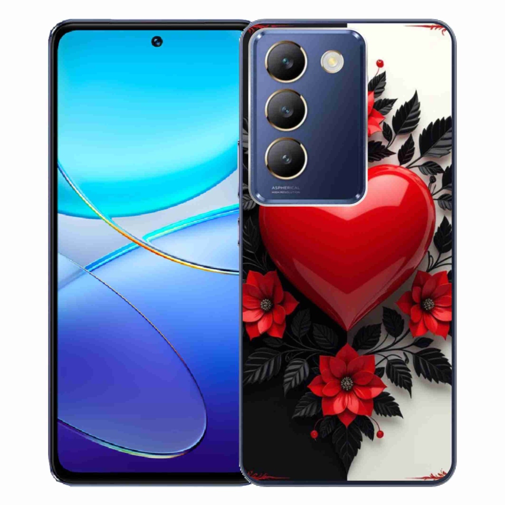 mmCase géltok a Vivo V40 SE/5G-hez – piros szív