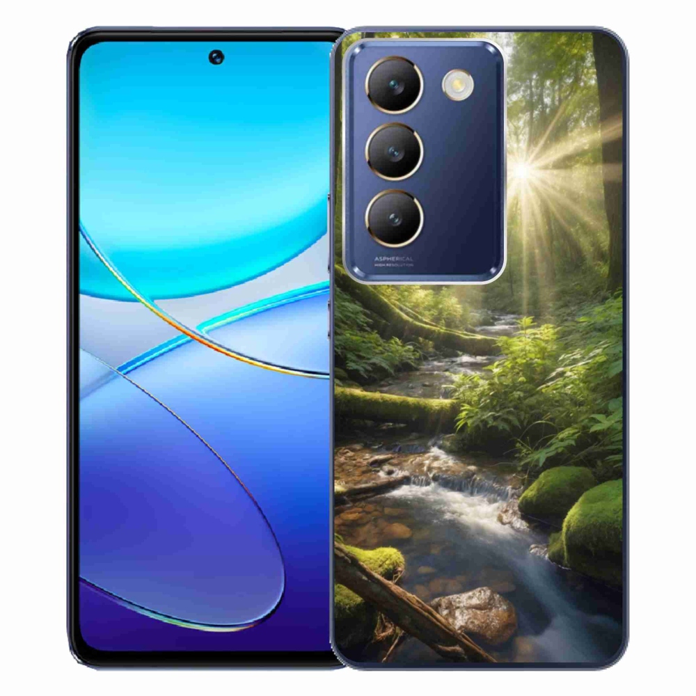mmCase gélhuzat a Vivo V40 SE/5G-hez – erdő mélye