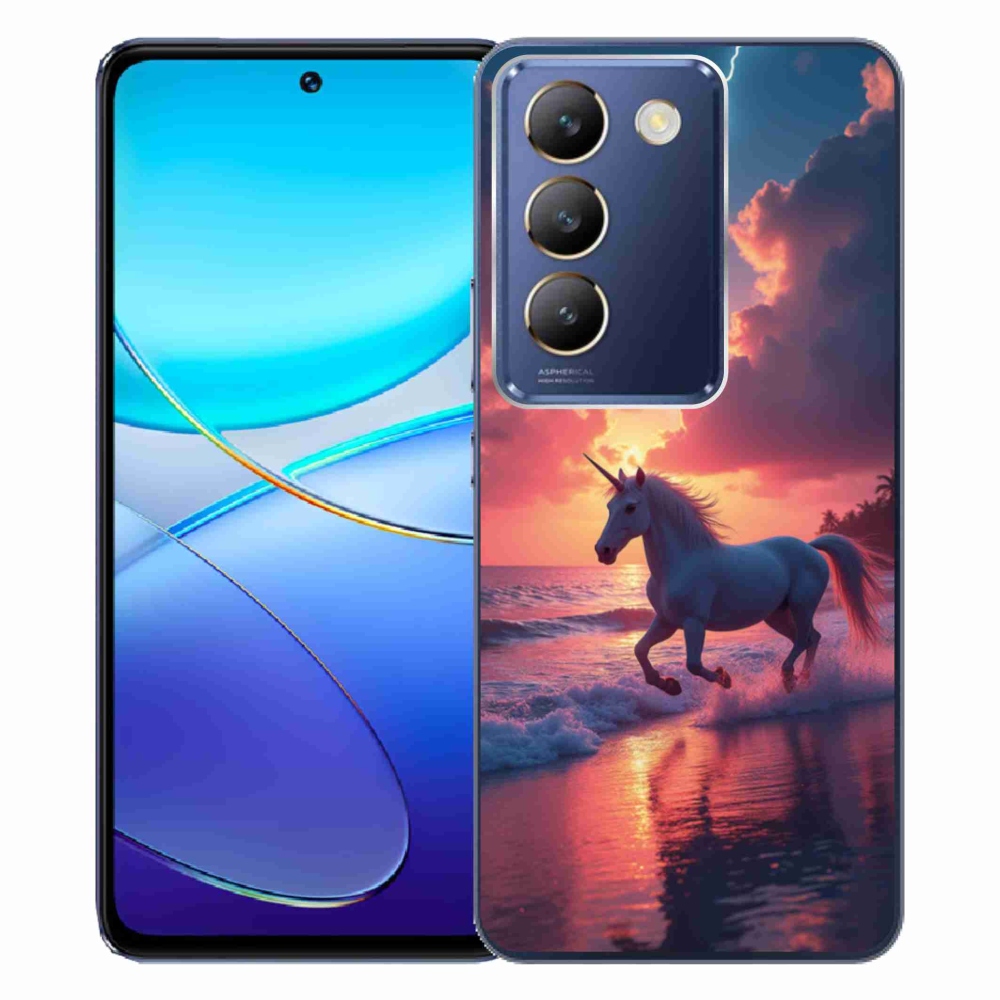 mmCase gél tok a Vivo V40 SE/5G-hez – egyszarvú a tengerparton