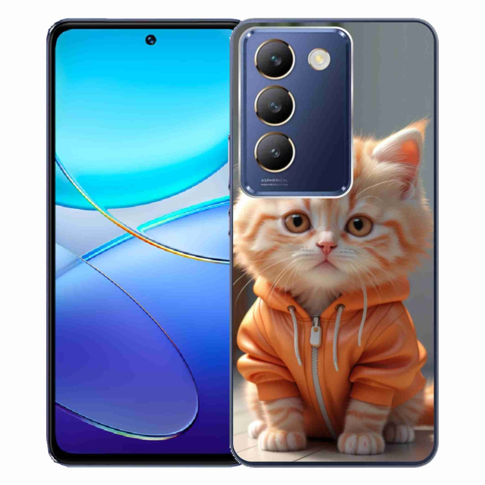 mmCase géltok a Vivo V40 SE/5G-hez – pulóveres cica