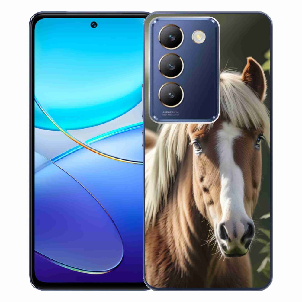 mmCase gél tok a Vivo V40 SE/5G-hez – világos sörényű ló
