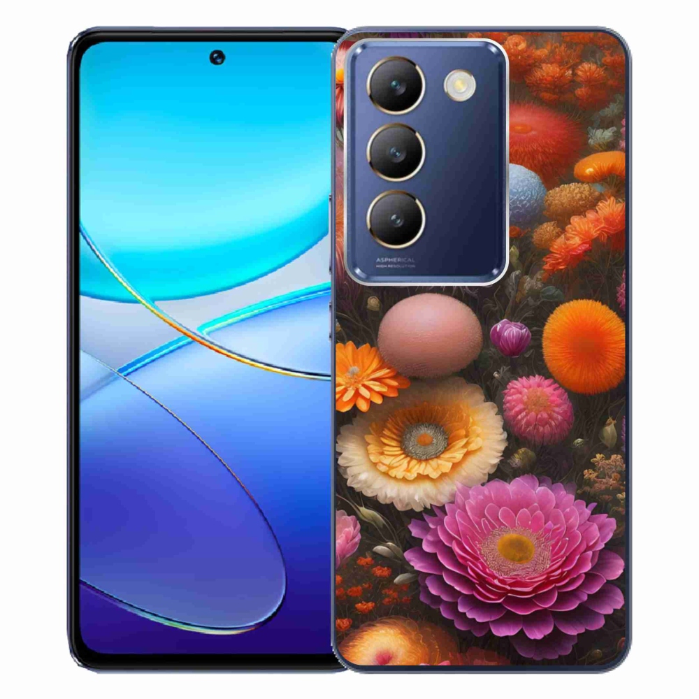 mmCase géltok a Vivo V40 SE/5G-hez – virágkompozíció