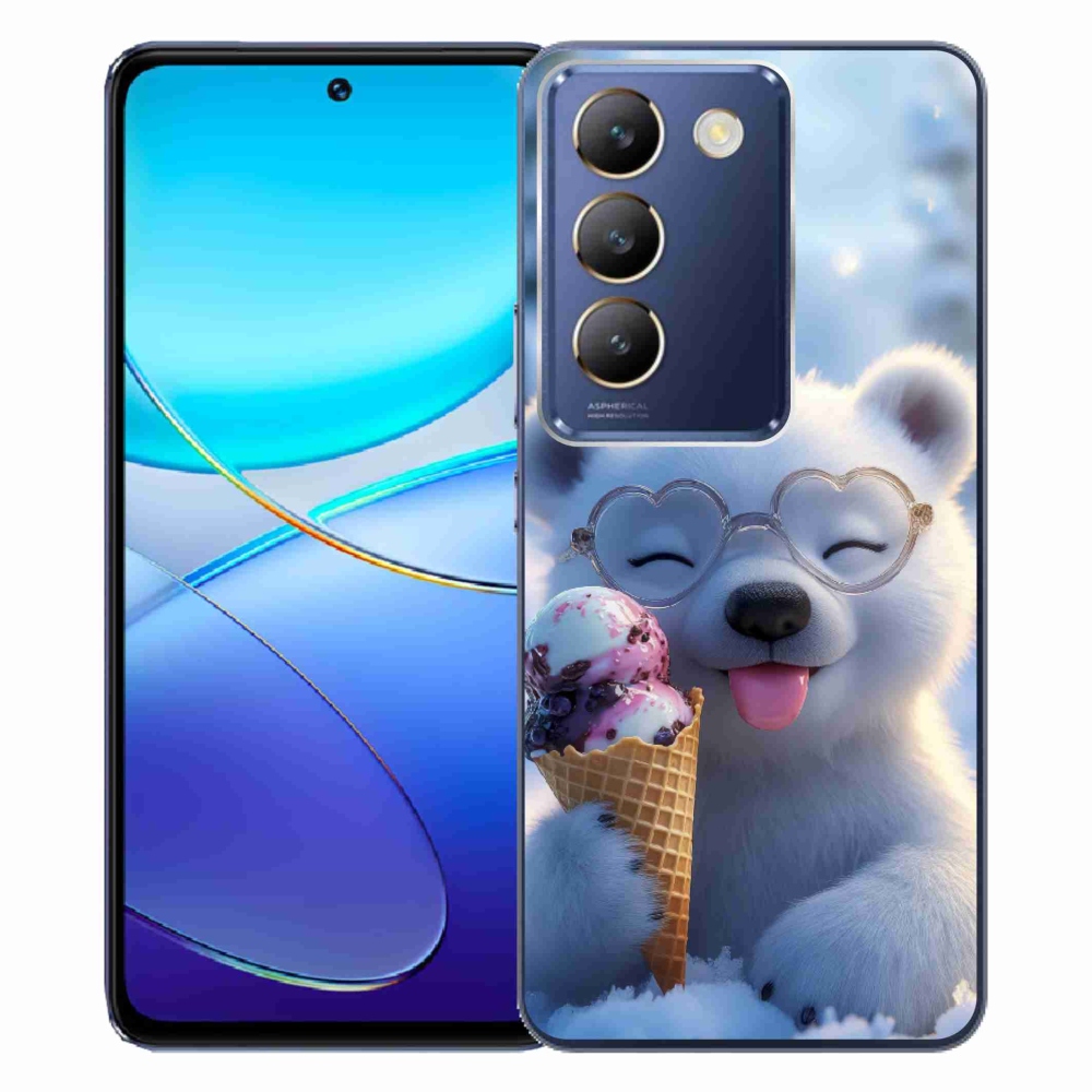 mmCase géltok a Vivo V40 SE/5G-hez – mackó fagylalttal