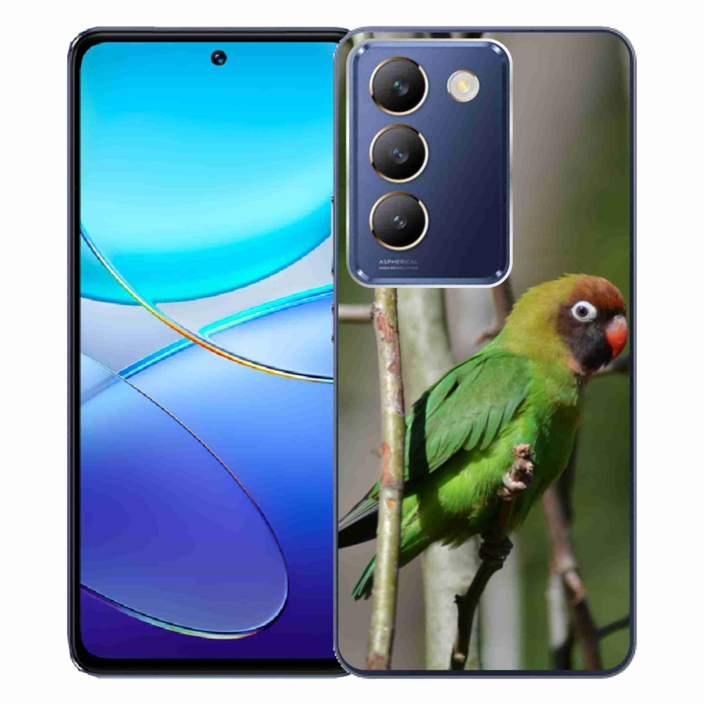 mmCase gélhuzat a Vivo V40 SE/5G-hez – agapornis papagáj