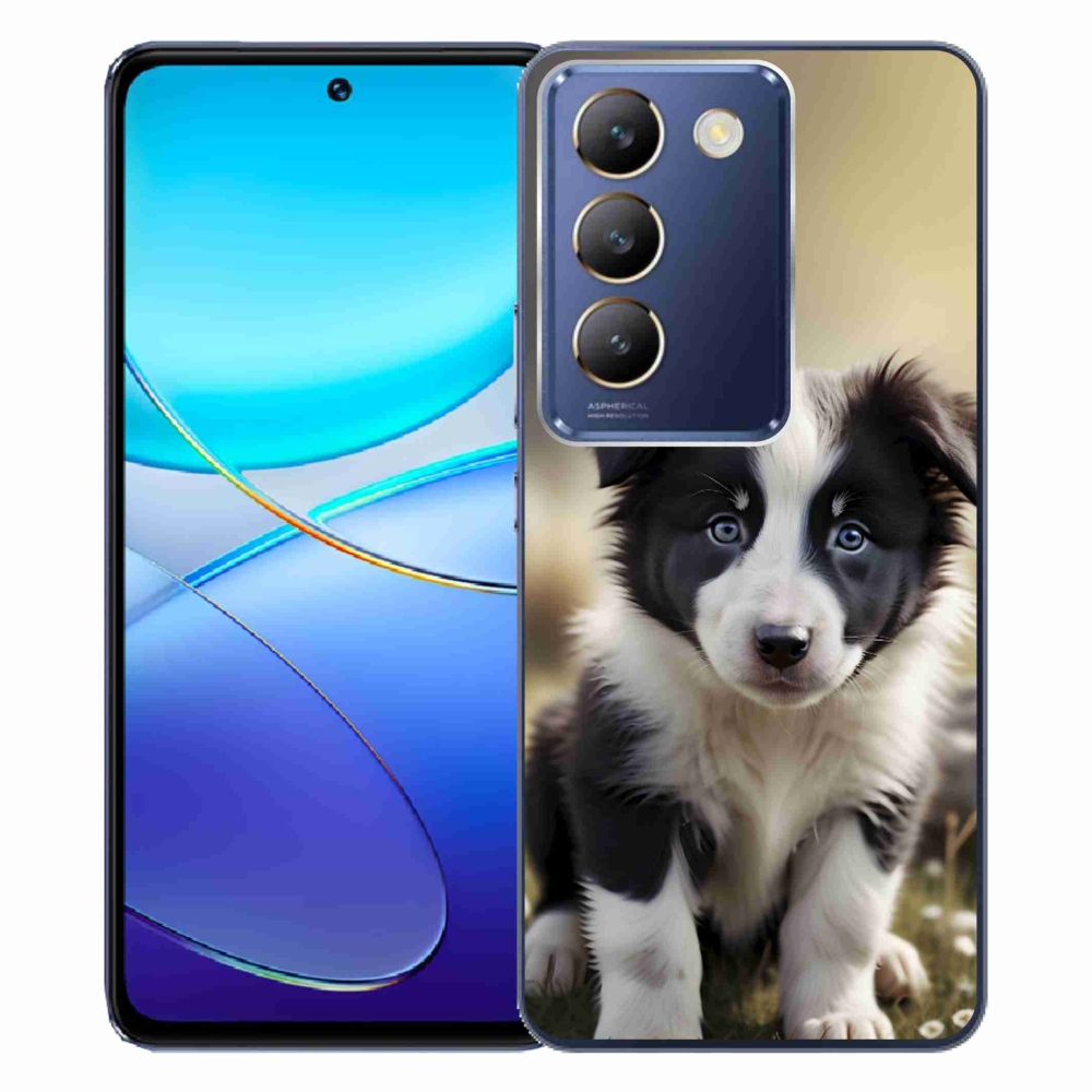 mmCase gél tok a Vivo V40 SE/5G-hez – aranyos border collie