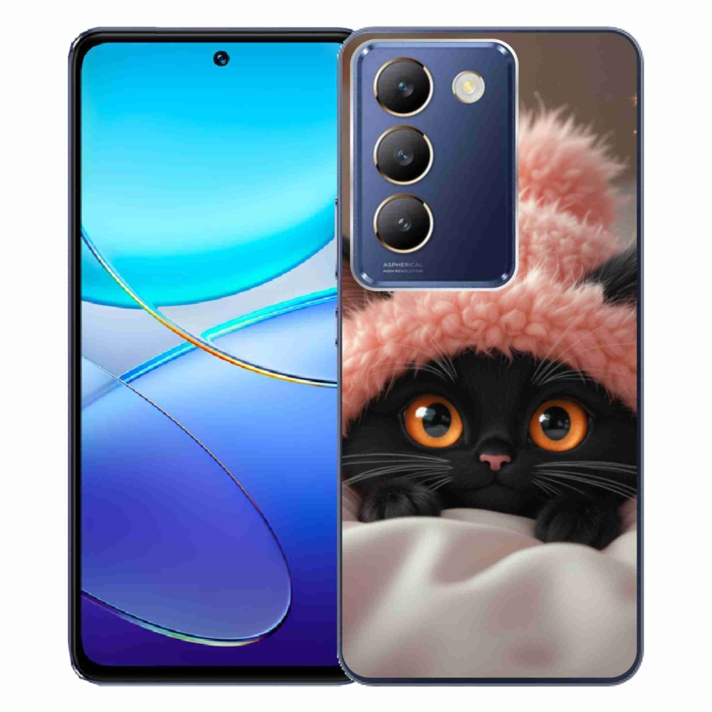 mmCase gél tok a Vivo V40 SE/5G-hez – aranyos cica 7