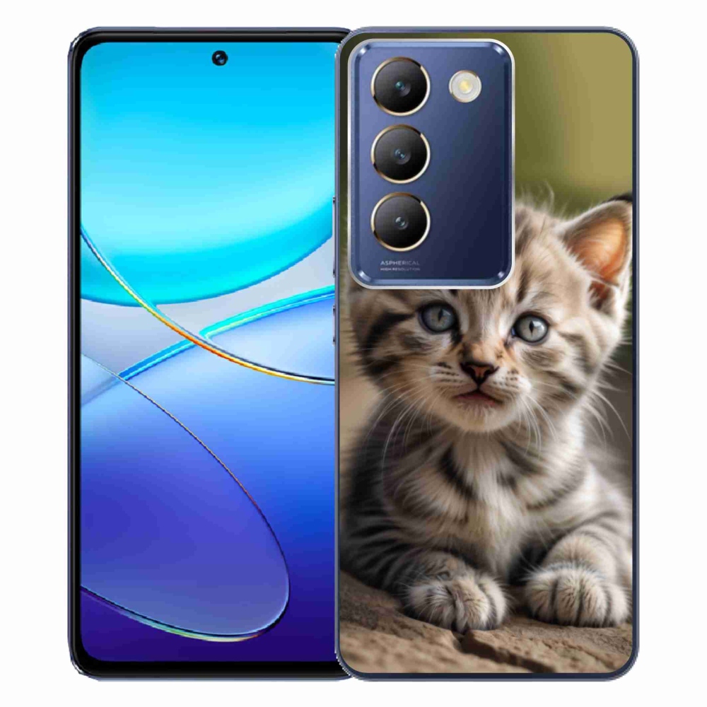 mmCase gél tok a Vivo V40 SE/5G-hez – aranyos cica 9