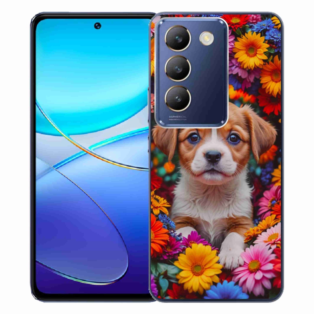 mmCase gél tok a Vivo V40 SE/5G-hez – aranyos kiskutya