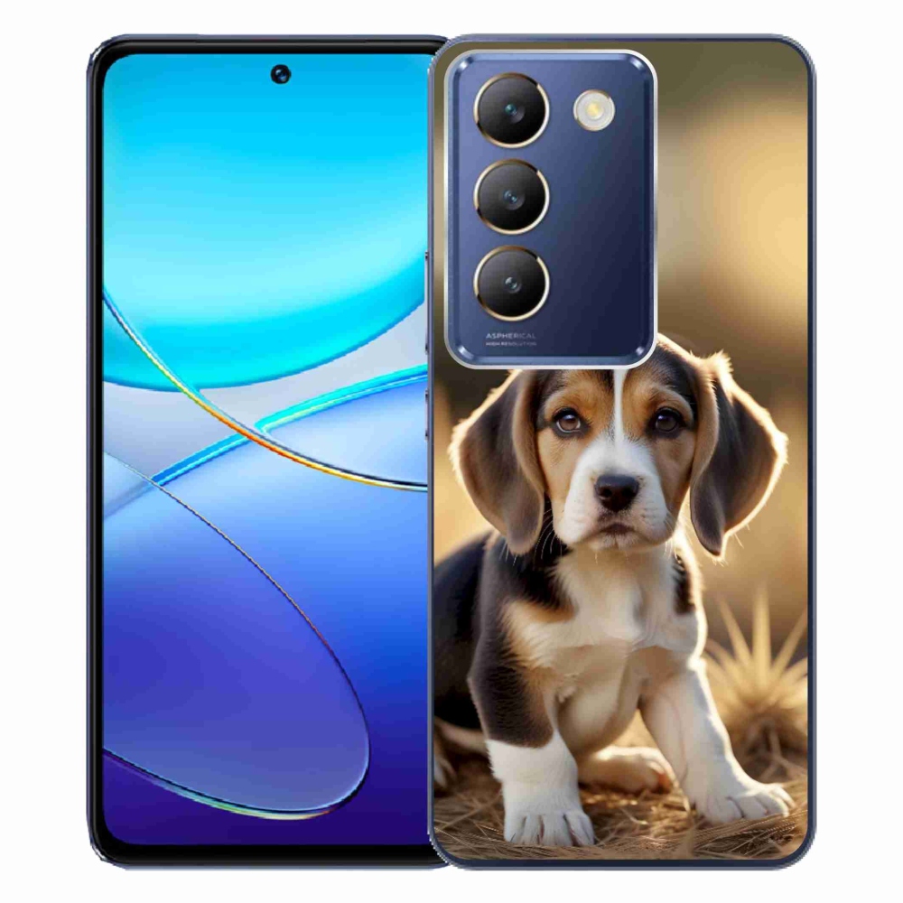 mmCase gél tok a Vivo V40 SE/5G-hez – aranyos beagle
