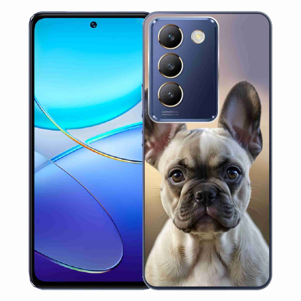 mmCase gél tok a Vivo V40 SE/5G-hez – aranyos francia buldog