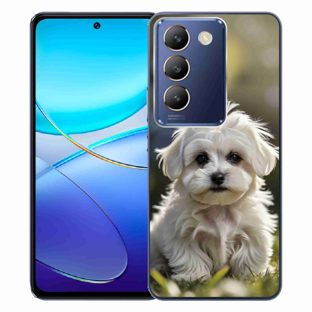 mmCase gél tok a Vivo V40 SE/5G-hez – aranyos máltai kutyus