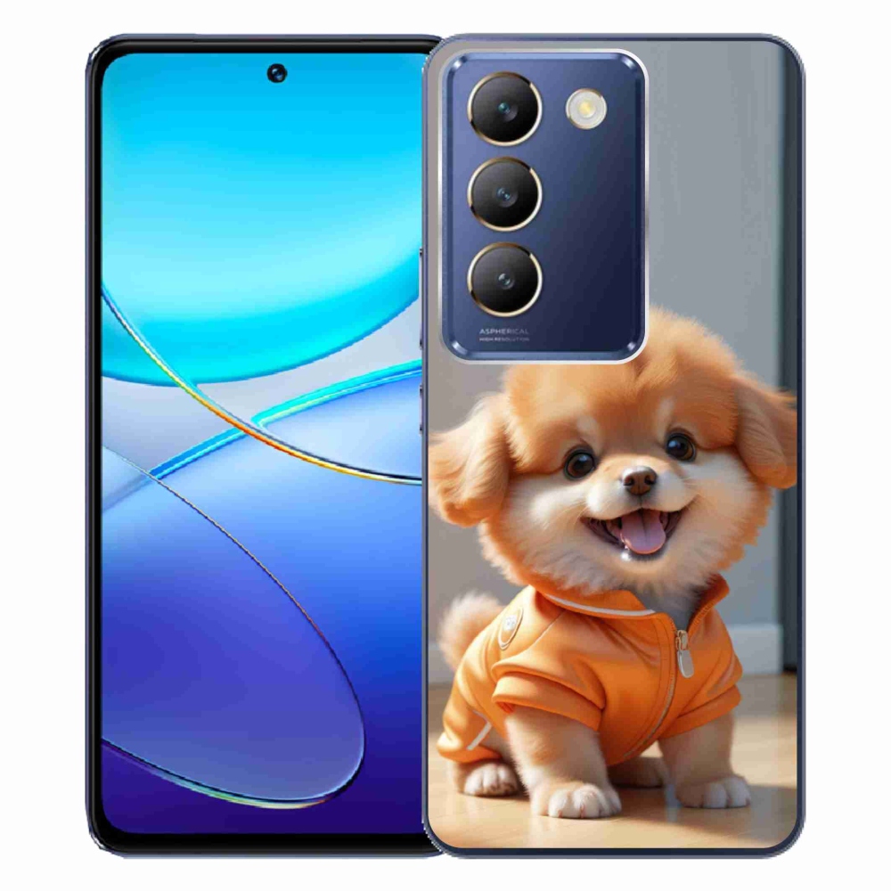 mmCase géltok a Vivo V40 SE/5G-hez – aranyos pomerániai pulóverben