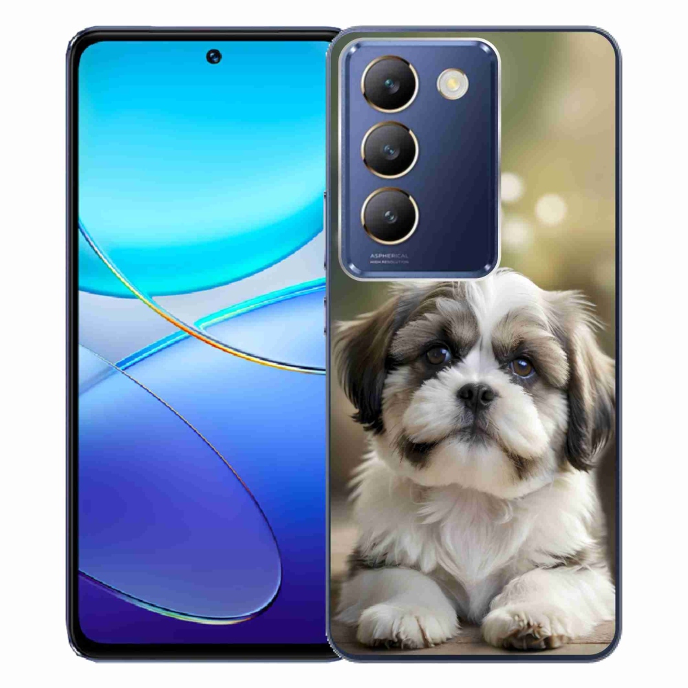 mmCase gél tok a Vivo V40 SE/5G-hez – aranyos shih-tzu