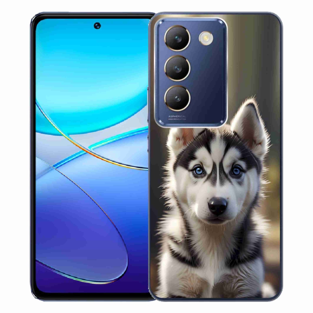 mmCase géltok a Vivo V40 SE/5G-hez – aranyos szibériai husky