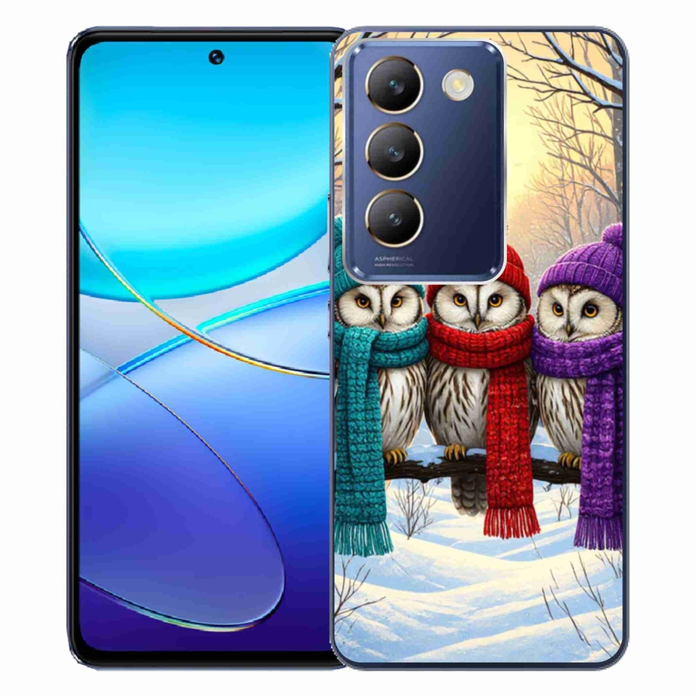 mmCase gélhuzat a Vivo V40 SE/5G-hez – baglyos barátok