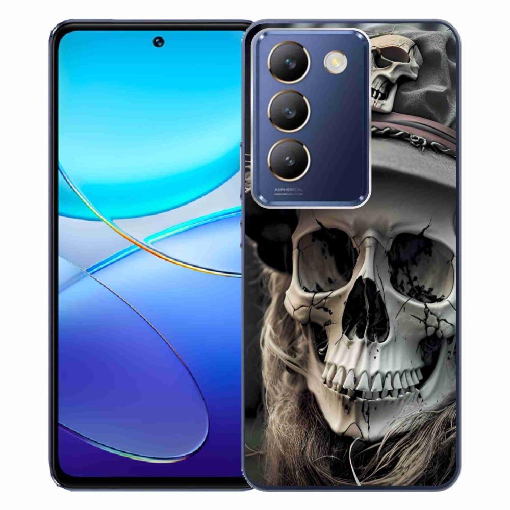 mmCase géltok a Vivo V40 SE/5G-hez – sötét koponya