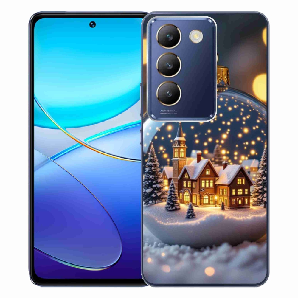 mmCase gél tok a Vivo V40 SE/5G-hez – karácsonyi gömb 4