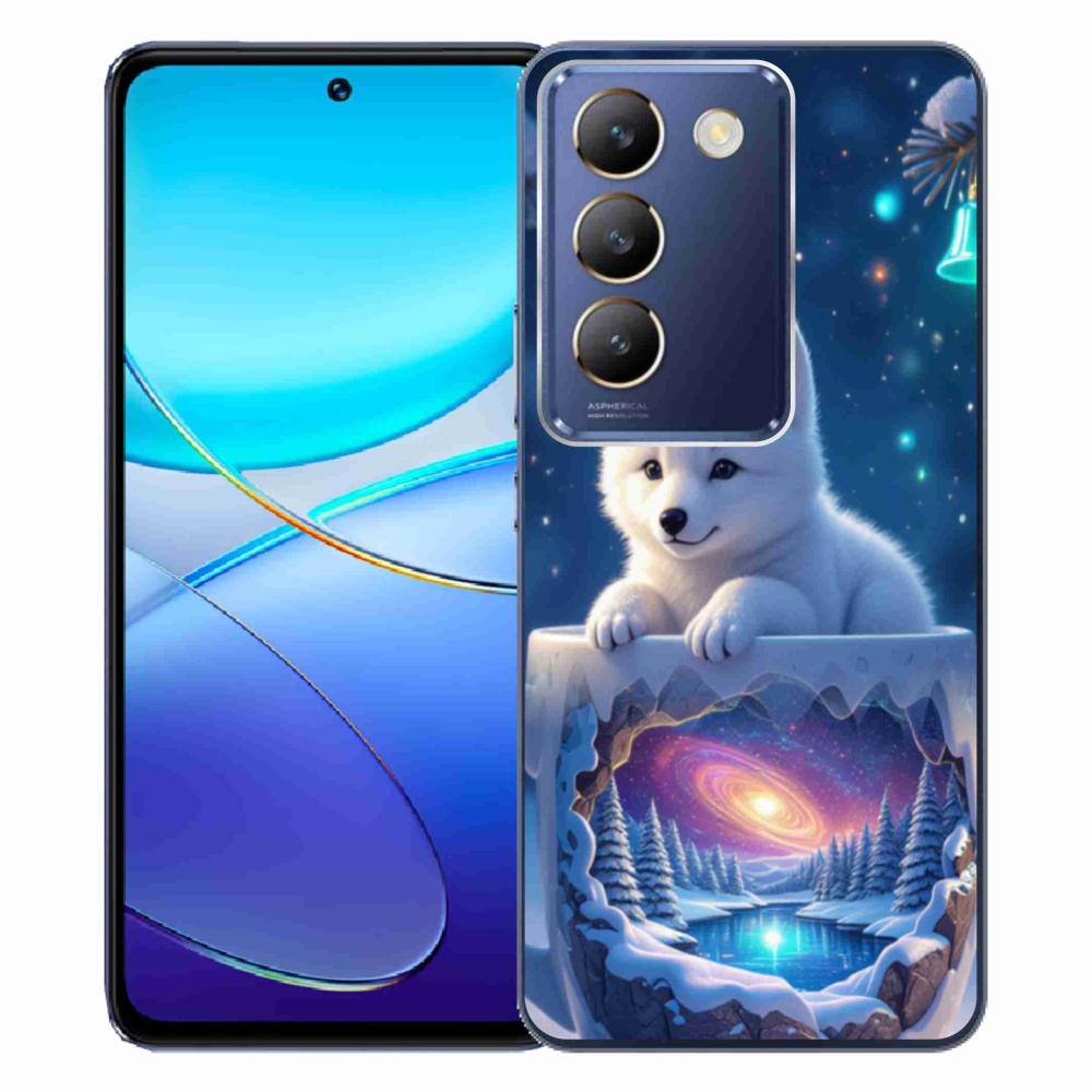 mmCase gél tok a Vivo V40 SE/5G-hez – karácsonyi kiskutya