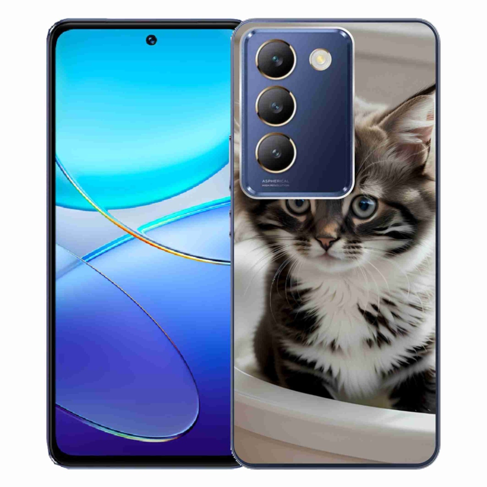 mmCase géltok a Vivo V40 SE/5G-hez – kíváncsi cica