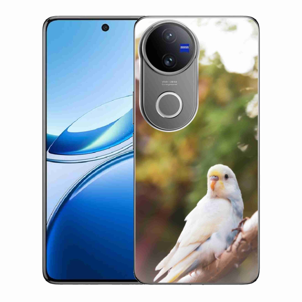 mmCase géltok a Vivo V50 5G-hez – fehér papagáj