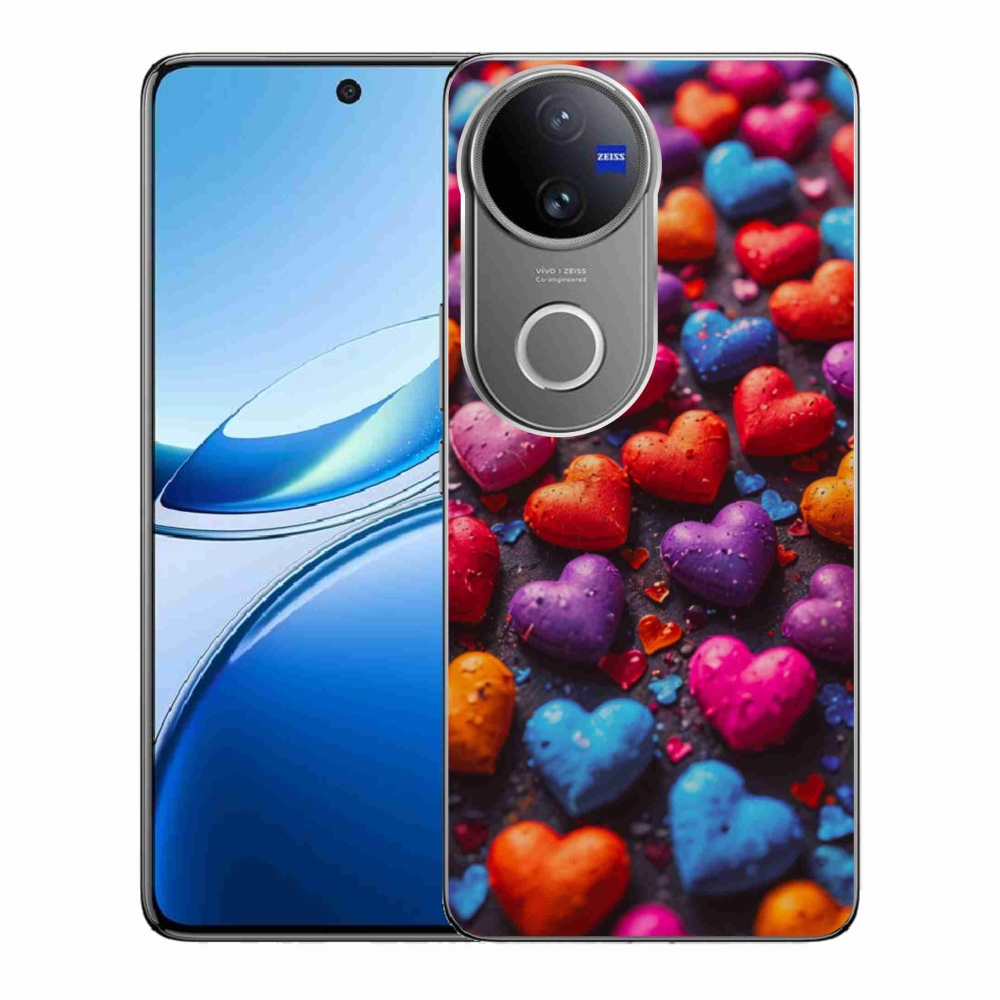 mmCase géltok a Vivo V50 5G-hez – színes szívek