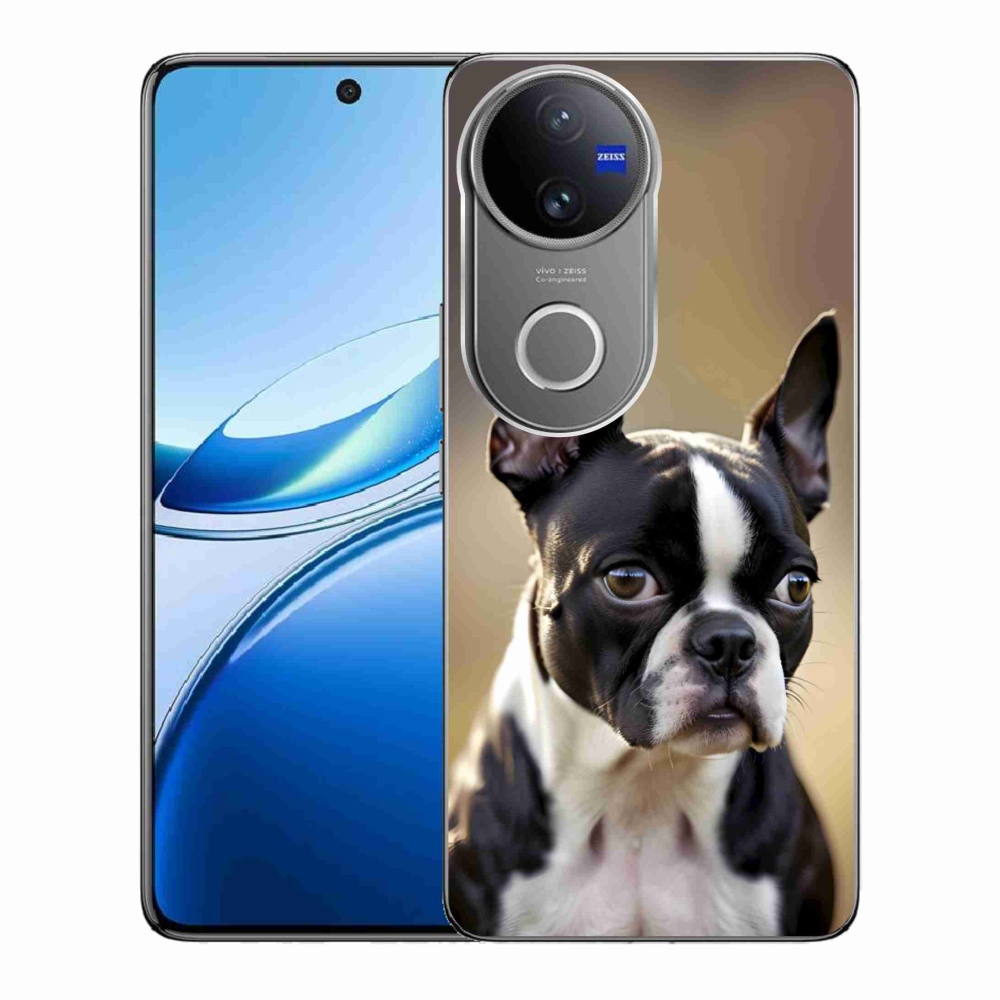 mmCase gél tok a Vivo V50 5G-hez – bostoni terrier